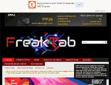 Tablet Screenshot of freaktab.com